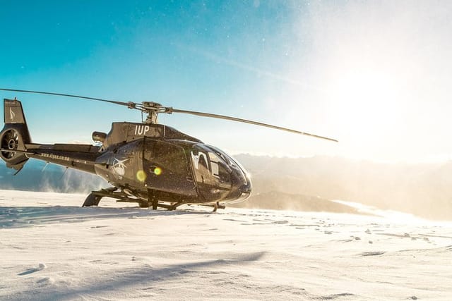 Alpine Snow Landing